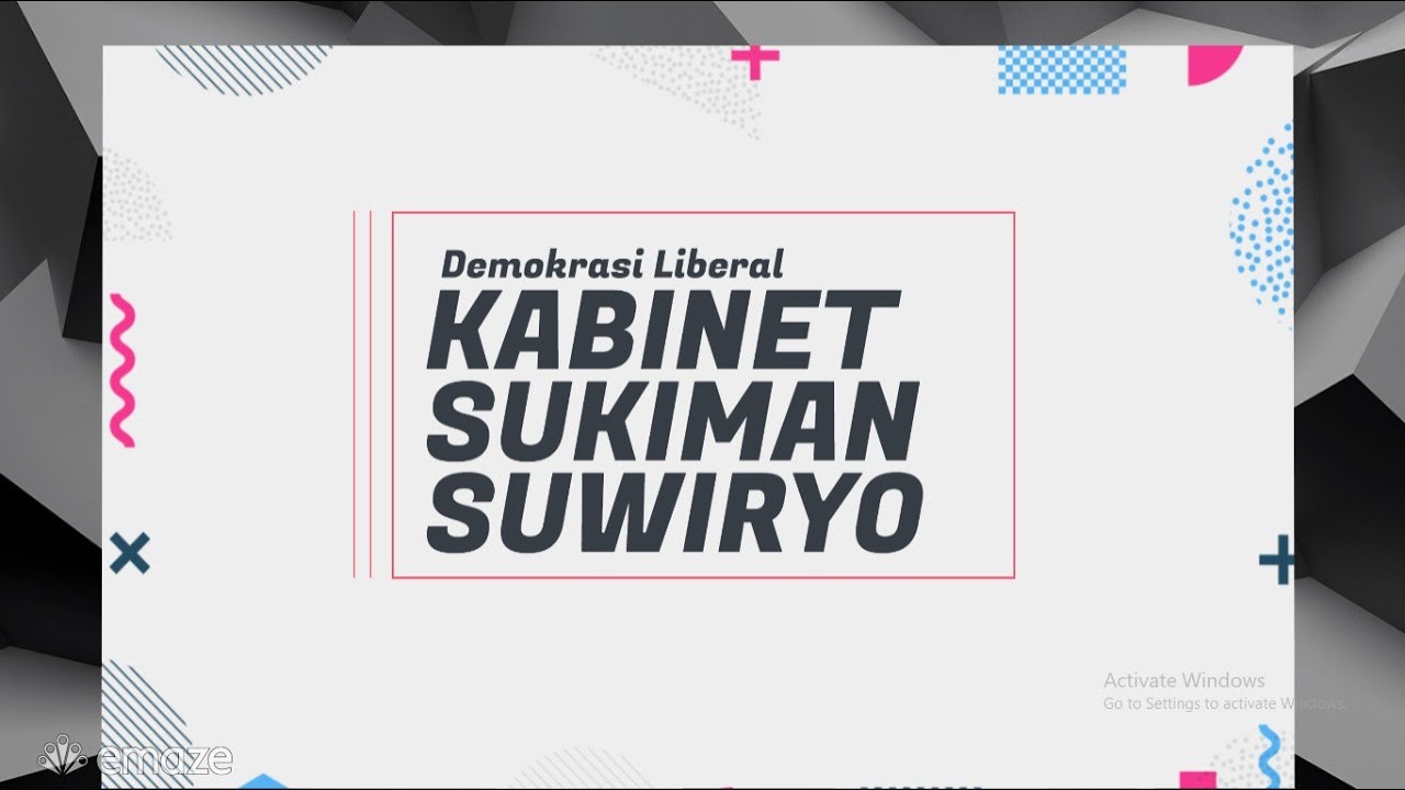 Kabinet Sukiman - Sejarah Indonesia Kelas 12 - YouTube