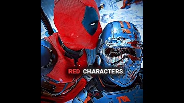 Aura  "RED" Characters ☠️🔥|#red #shorts