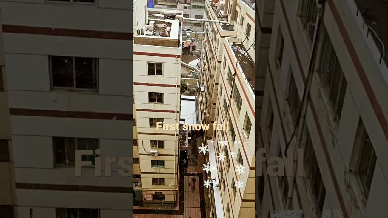 First snow fall in lanzhou 2021