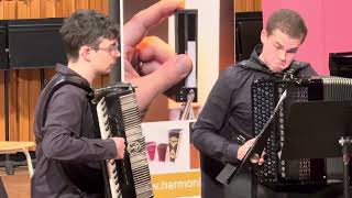 Немецкий дуэт на международном конкурсе аккордеона в Праге