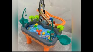 Fishing toys || mainan pancing ikan seluncuran penguin musik || crazy olshop screenshot 3