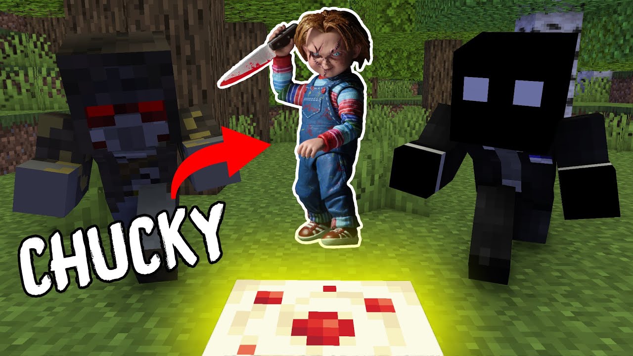 Pranking as CHUCKY in MINECRAFT! (They *FREAKED* When They Saw Chucky)