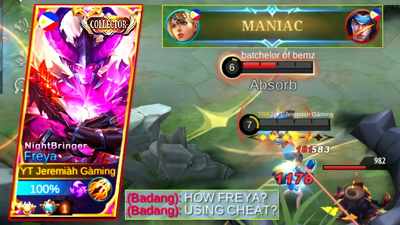 HOW TO SURVIVE THIS SITUATION?? | TRY THIS COMBO | FREYA BEST BUILD 2022 | MUST TRY!! | MLBB✓