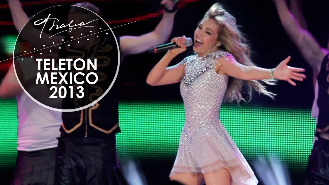 Thalia en el Teletón México 2013
