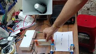 Warehouse main gate open close warning system ahuja amplifier and speaker setup guide