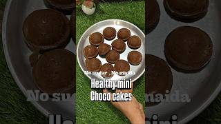sugar ❌ maida ❌ oil❌ Healthy mini cakes😍#shorts #cake #wheatcake #recipe #viral #ytshorts