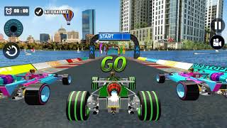 🏁 Impossible formula jet car racing stunts/android game play screenshot 2