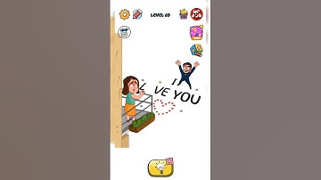 Draw Puzzle level 69 - tricky brain test - shorts-Viral - Youtube - Feed #shorts