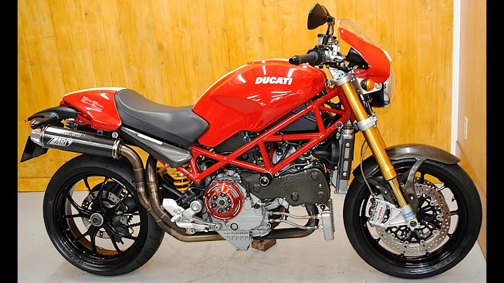 Ducati Monster S4RS Testastretta(2006) exhaust sound with Zard exhaust muffler 詳細及び排気音　ZARDマフラー音