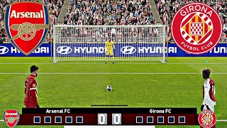 Arsenal Vs Girona Fc Full Penalty Shootout Ars Vs Gir Highlights