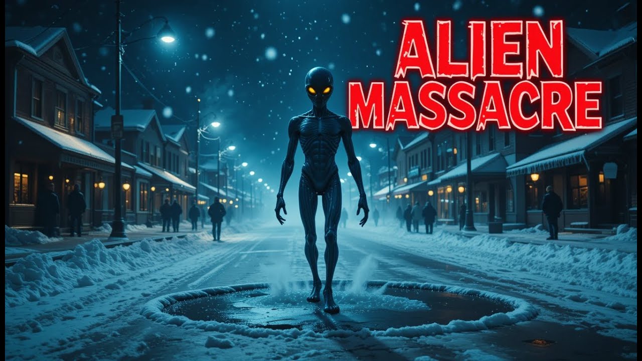 Chapter 2:👽 ALIEN MASSACRE in Snowy Town 🌨️ | Terrifying Sci-Fi Horror Story 🩸 (Full Narration)