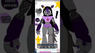 MINHA (OC) NOVA DE FNAF #fnaf #OC #foryou #trendy #lince #lobo #animatronics #animatronic 💜💜