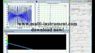 40s 20~5kHz Linear Frequency Sweep with Spectrogram