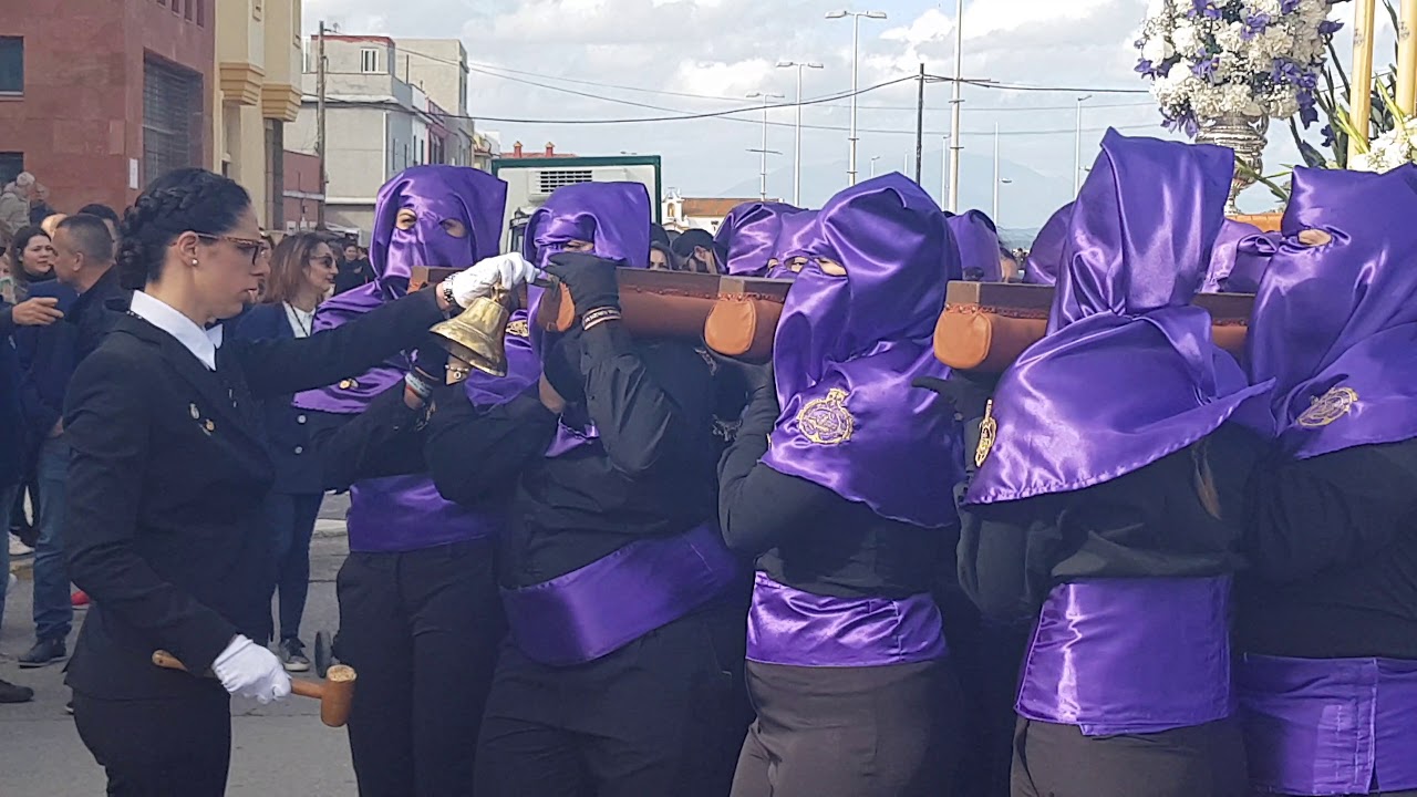 semana santa la linea 2018 - virgen de la luz por el paseo maritimo