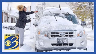 Dangerous lake-effect snowstorm blankets Western New York