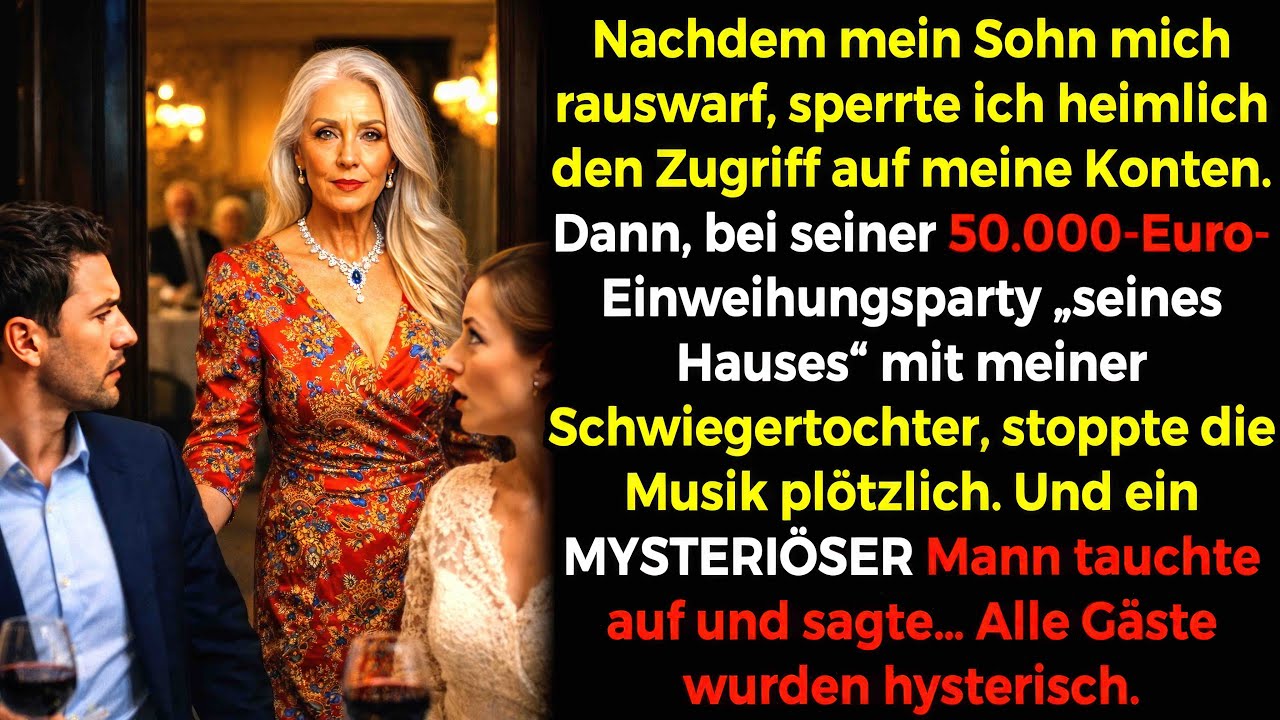 Mein Sohn warf mich für seine Frau raus – ich kappte sein Geld. Ein Mysteriöser Mann sagte…