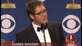 Spader in the Emmys backstage pressroom, Sept. 18, 2005
