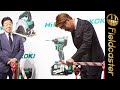 ヒロミが、ガチの電動工具で“木材テープカット”を披露