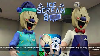 Ice Scream 8 Sleepy Rod Skin Vs Ice Scream 8 Normal Rod sullivan | Ice scream 8 Rewards