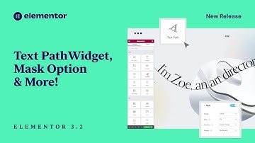 Introducing Elementor 3.2: Text Path Widget, Mask Options, & More!