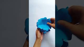 Beautiful flower craft #shorts #diy #craft #flowercraft #youtubeshorts