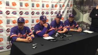Clemson's Monte Lee, players discuss 5-0 win vs. USC in Greenville