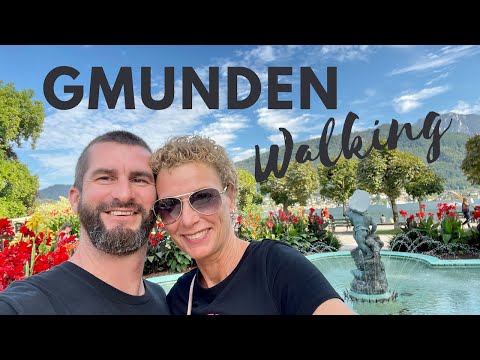 Gmunden walking, Austria   4K