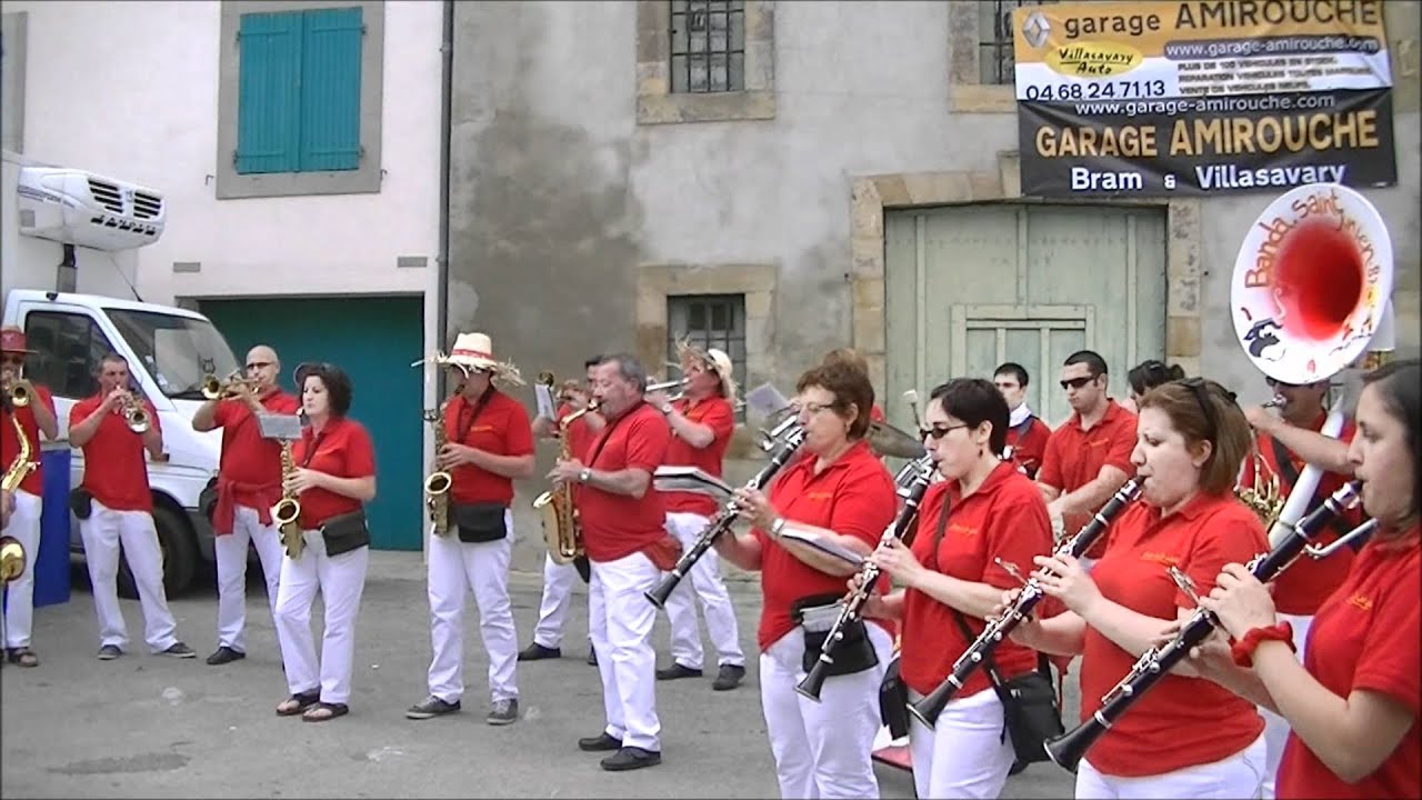 La Banda Saint-Junien au Festival des Bandas de Malepère 2012 
