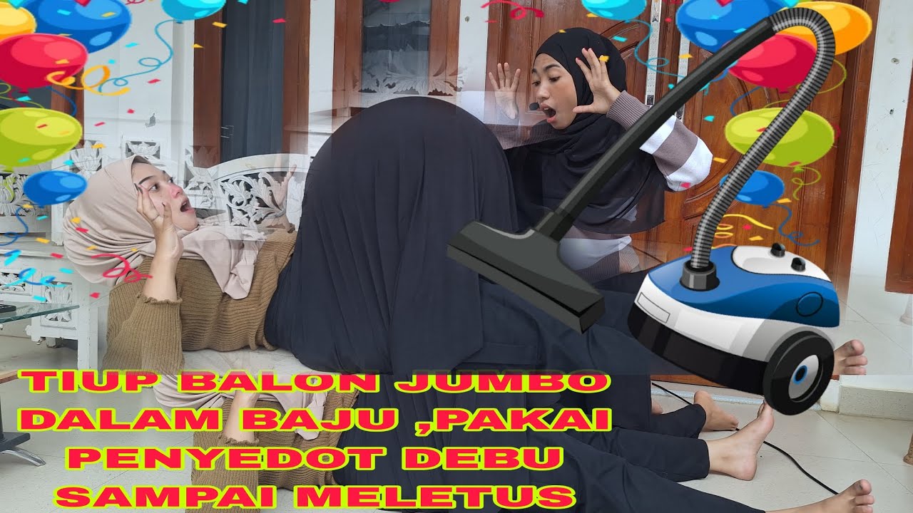 DRAMA LUCU // KAK PUPUT DAN KAK WINDA ,POMPA BALON PAKAI PENYEDOT DEBU