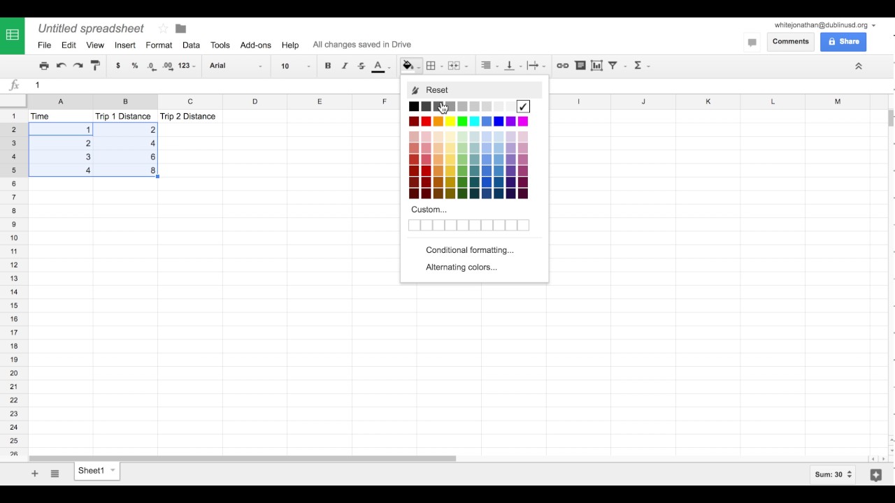 How-To - Graphing Multi Line Graphs in Google Sheets - YouTube