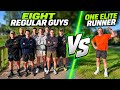 Can an 8-Man Relay BEAT One Elite Runner in a 5k race?