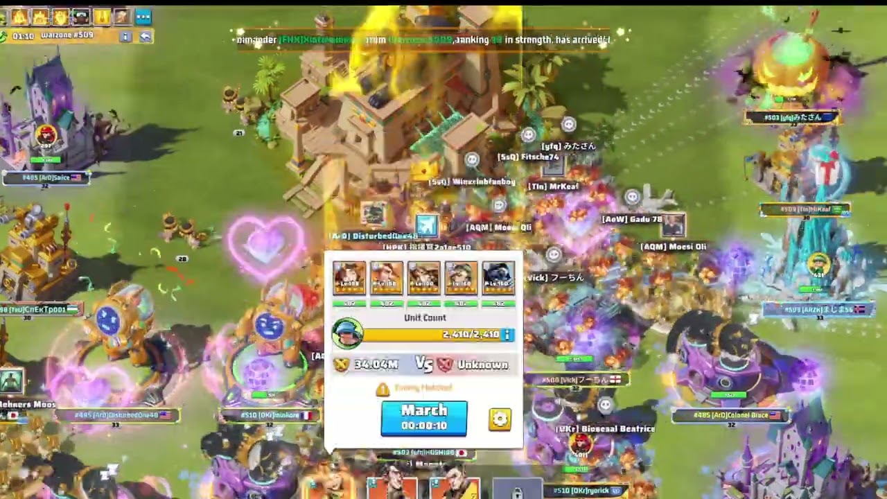 WHEN THE STRONGEST PLAYER I KNOW CHALLENGES EVERYONE IN LAST WAR!