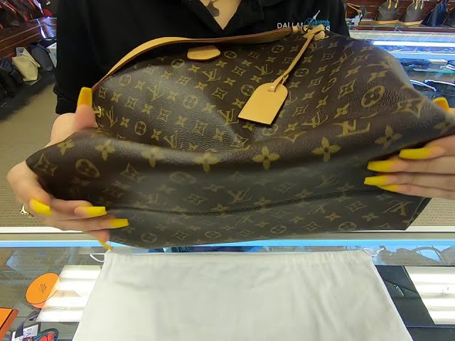 LOUIS VUITTON GRACEFUL MM MONOGRAM CANVAS SHOULDER BAG-TT3370-SOLD