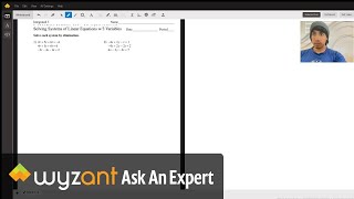 Worksheet IM 3 systems of 3 equations