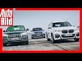 BMW X3 vs Audi Q5 & Mercedes GLC (2017) - Neuer X3 im ersten Vergleich Review/Details