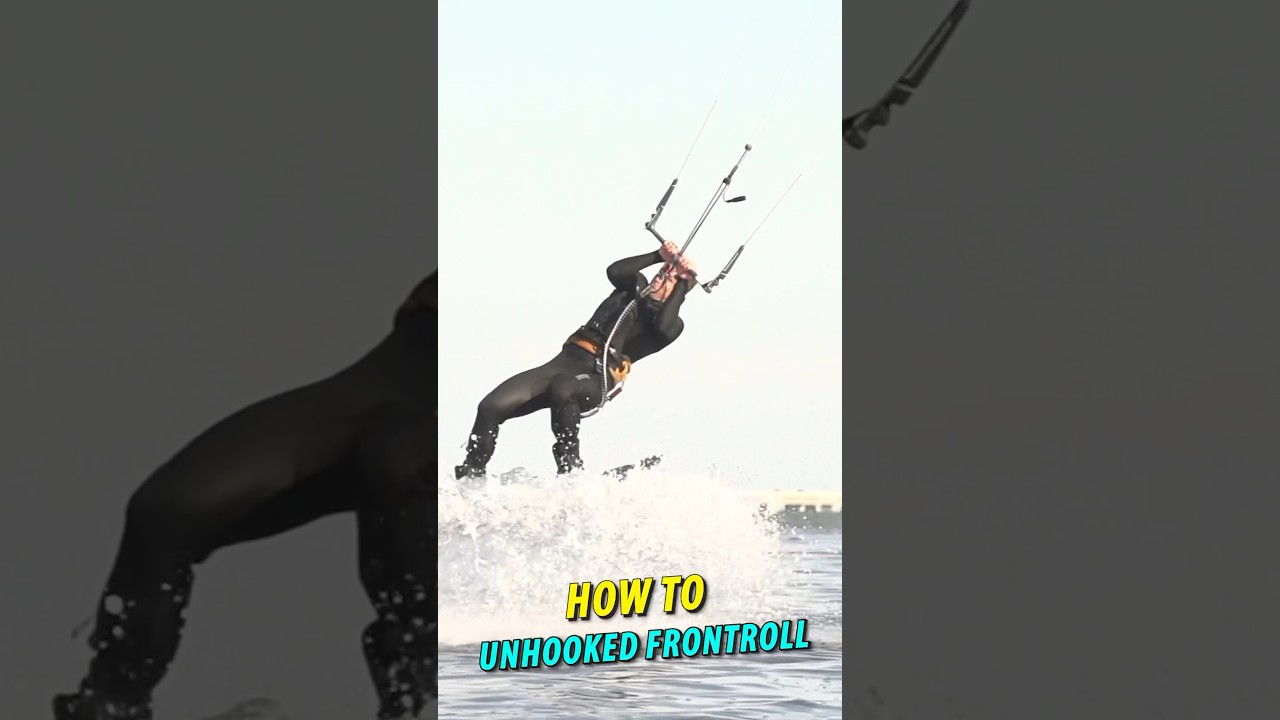 How to unhooked frontroll kitesurfing kitesurf kitesurfing 