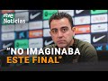 BARÇA: XAVI dice ADIÓS tras DOS AÑOS y MEDIO al frente del EQUIPO | RTVE Noticias