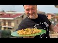 Spaghetti alle Olive e filetti di Pomodorini