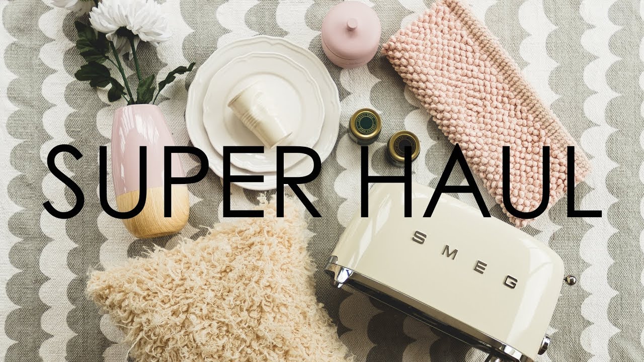 Super HAUL DECORACIÓN l Ikea, H&M Home, Muy Mucho, Westwing, Kavehome, Smeg, Lidl l estelamaca