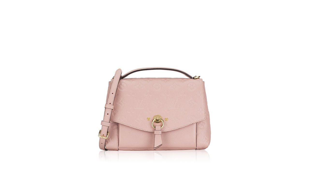 Louis Vuitton Empreinte Rose Poudre Blanche BB