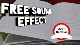 Free Sound effect book - sound efek suara buku