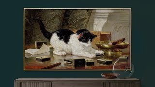 Cats - Vintage 4K Art Slideshow For Your TV