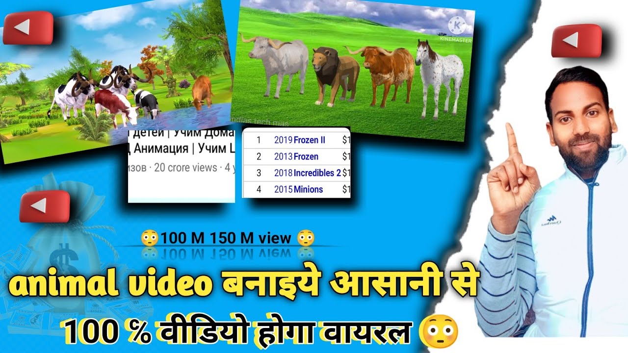 animal video kaise banaye animation video editing tutorial caw