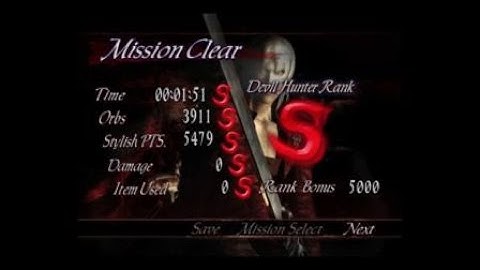 Devil May Cry 3 SE HD DMD Mission 1 SS Rank Clear