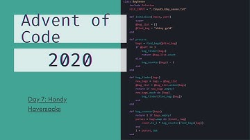 Ruby ⭐ Advent of Code Day 7 ⭐ Handy Haversacks Part 2