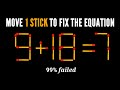 Japan | fix the equation by moving 1 stick || improve iq || thony official