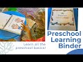 Preschool Learning Binder: Learn the Basics!