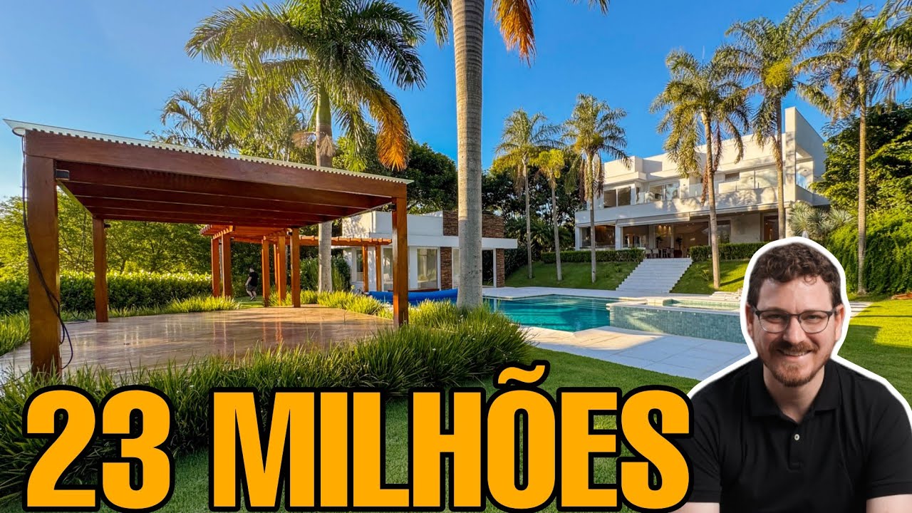 Mansão MODERNA com CLUBE particular e muito VERDE 📍 Fazenda da Grama - Itupeva/SP