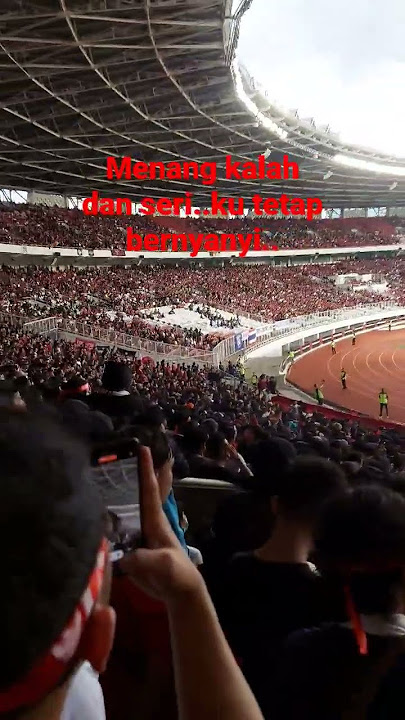 menang kalah dan seri kutetap bernyanyi #timnasday #indonesiavsthailand