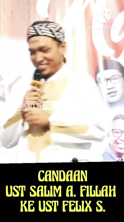 Ketika Ustadz Salim A Fillah Guyonin Ustadz Felix Siau
